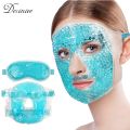 Ice Gel Mask Anti Aging Wrinkle Removal Relieve Fatigue Skin Firming Spa Hot Compress Cold Therapy Ice Pack Cooling Massage Tool.