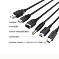5in1 USB Charging Cable For Nintendo-3ds NDSi GBA-SP 2DS/3ds XL LL NDSL WiiU- And Sony PSP Charger Cable Replacement Game Parts.