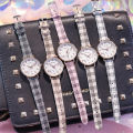 【The hottest this year】 Watch Schoolgirl Korean Style Simple Unicorn Cute Young Girls Girlfriends Starry Sky Luminous Quartz Watch. 