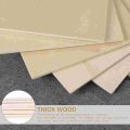 Wood Sheets Craft Basswood Unfinished Board Plank Wooden Plywood Thindiy Natural Crafts Flat Pieces Timber Cutouts Sheet Boards. 