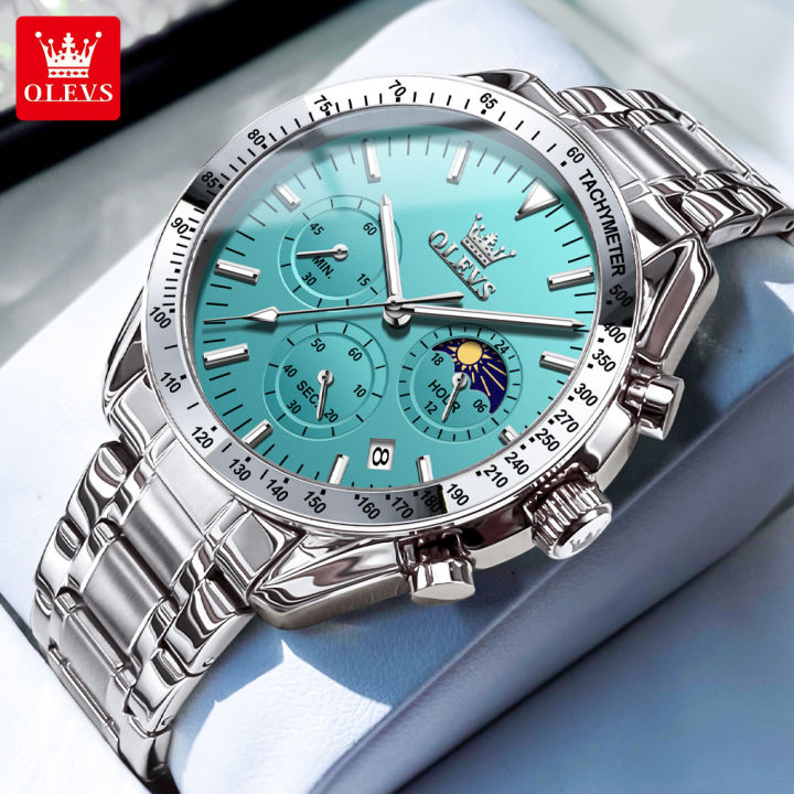 Olevs%203618%20Stainless%20Steel%20Chronograph%20Wrist%20Watch%20For%20Men%20-%20Image%205