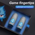 Touch Screen Finger Cots Luminous Sensitive For Gamer Gaming Fingertip Gloves Ultra-thin For Pubg Gaming Finger Sleeve. 