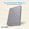 Paradise Semi Orthopedic Support Mattress | Medium Firm Feel for Balanced Comfort | 4 Inch Bed Mattress.