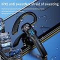 【FUPANG】Painless Ear-hook Bluetooth 5.2 Wireless Earbuds Waterproof Sport Earphone Standby Business Headphones Mic for Running Cycling Driving.