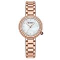 CURREN 9089 RoseGold Stainless Steel Analog Watch For Women - White & RoseGold.