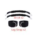Speed and Agility Training Leg Resistance Bands Bonus Thigh Straps for Fitness Leg Strength Workout Football Running Training. 