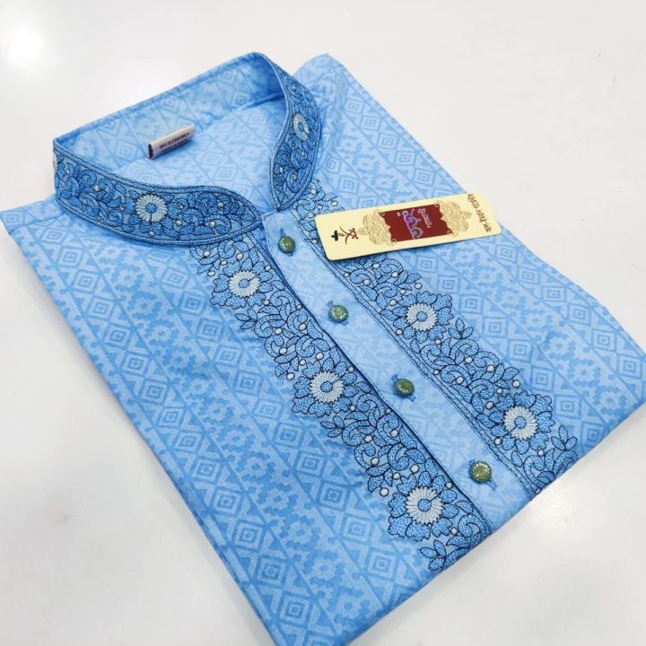 Superlative Indispensable -Quality And Durablity -Men New Pure Cotton Febric 2025 Eid Special Panjabi For Men - Panjabi- Innovative