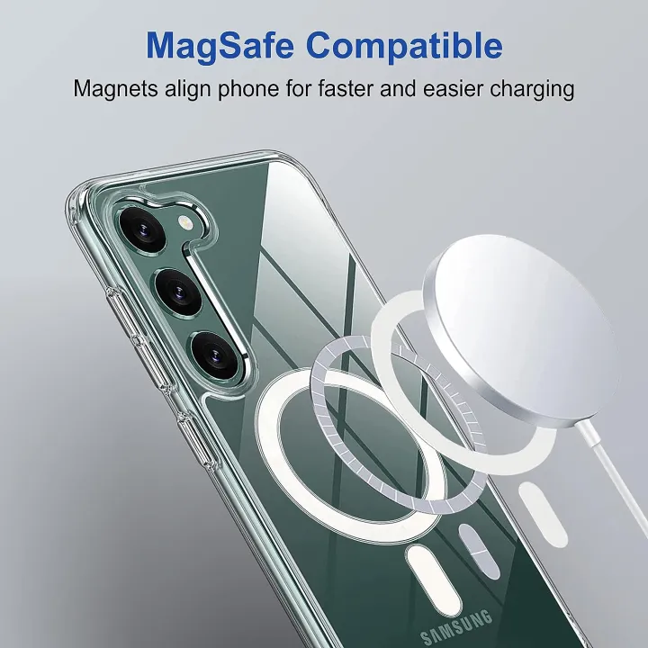 For%20Samsung%20Galaxy%20S23%20Plus%20Mobile%20Cover%20MagSafe%20Compatible%20Shockproof%20Transparent%20Slim%20Fit%20Wireless%20Charging%20supported%20Frosted%20Border%20Phone%20Back%20Case%20Mobile%20Cove%20-%20Image%209