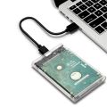 HDD Case Sata to USB 3.0 2.5 inch Transparent Box Hard Drive HD Disk SSD Enclosure For Laptop SSD HDD 4TB Supported.. 