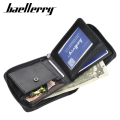 ALL Zipper Wallets Fashion PU Retro Hand Bags Single Bifold Card Holders for Men.