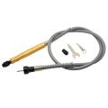 105Cm Universal Aluminum Flexible Shaft Grinder Flex with Keyless Chuck 1/8 Connector for Dremel 3000 4000.