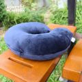 Exclusive Neck Pillow, Navy Blue, (11"x12"), 1 Pcs. 