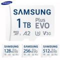 【Ready Stock+FREE Shipping+COD】SAMSUNG EVO Plus Memory Card 1TB/SDHC 128GB/256GB/512GB SDXC Micro SD/TF Flash Cards A2 V30 MicroSD UHS-1. 