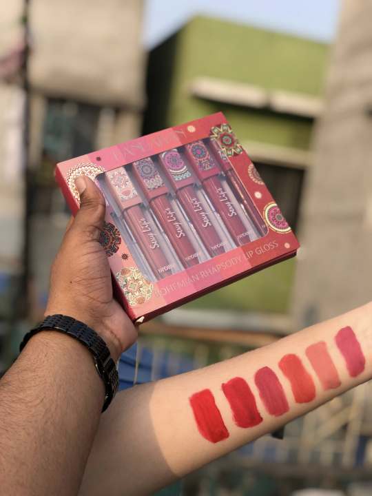 Handaiyan Bohemian Rhapsody Matte Lipstick Set - 6 Vibrant Shades