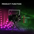 MAYTTO RGB Laser Stage Lights 32 Pattern Party Projector Lights DJ Disco Sound Activated Strobe Lights RGB LED Laser Projector For Birthday Wedding KTV Bar Concert USB Plug. 