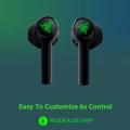 Razer Hammerhead True X Wireless Gaming Earbuds Low Latency Bluetooth 5.2 TWS Black Smart Touch Sport Headphone Earbuds. 