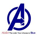 【Mary DAI Store】Cool Avengers logo pattern Car On The Computer Vinyl Stickers Oil Tank Cover Car-Styling Decoration Accessories. 