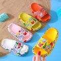 Cute Toddler Shoes Children's Slippers Soft Cartoon Slippers Bottom Non-slip Baby Slippers In Summer Bathroom Girls' Child Shoe.