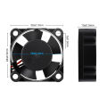 Gdstime 30mm 5V 8.4V 12V 24V Fan 3010 2Pin JST Dupont Cooler 3CM 30x30x10mm Mini DC Brushless Dual Ball Bearing Cooling Fan. 