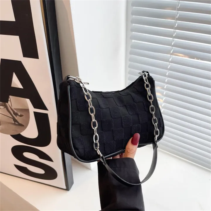 Chain%20Strap%20Handbags%20Women's%20Fashion%20Handbags%20Underarm%20Chain%20Bag%20Canvas%20Shoulder%20Handbags%20Zipper%20Girl%20Handbag%20-%20Image%207