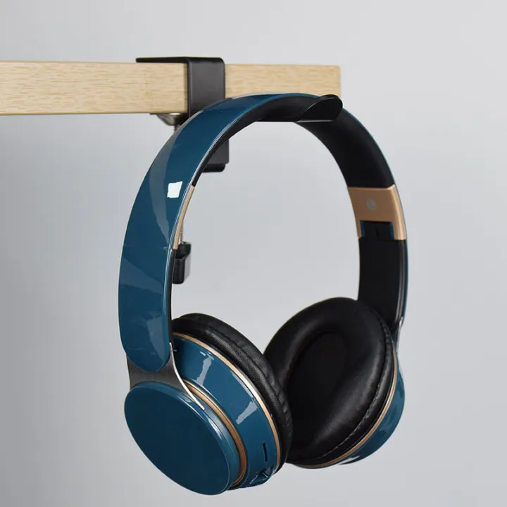 DAMILE%20H-006%20Metal%20Desk%20Clip%20Headphone%20Holder%20Over-ear-Headset%20Display%20Stand%20Universal%20Hanger%20Headphones%20Holder%20Durable%20Stand%20Space-saving%20Spin%20Type%20-%20Image%204