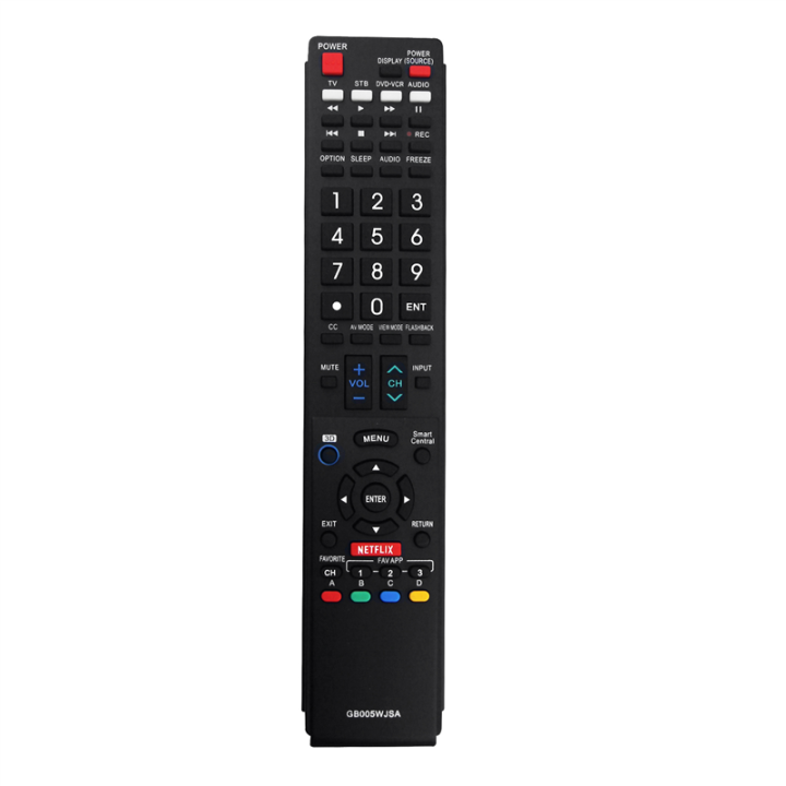 GB005WJSA Replace Remote Control for Sharp AQUOS Smart TV GB004WJSA GB005WJSA GA890WJSA GB105WJSA GA935WJSAE