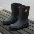 New men's waterproof shoes, rain boots, non-slip rain boots, medium fashion rubber shoes, Korean version of the foot, casual wholesale cross-border.
