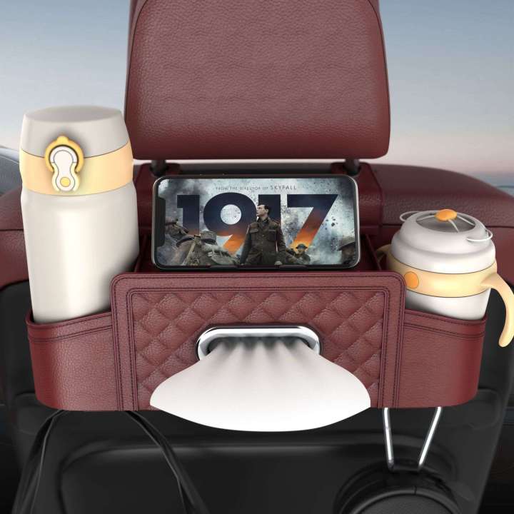 Car seat back car decorative seat, tissue bag storage box, interior decoration