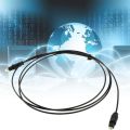 1.5M Digital Optical Audio Optic Fiber Cable Black TV power amplifier soft. 
