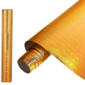 Metallic HTV - 12 Inches X 6Ft Roll Gold Heat Transfer Vinyl Self-Adhesive Heat Transfer Vinyl.
