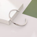 European and American Style Wire Diameter round Accessories for Girls One Titanium Steel Women's Rose Gold Japanese and Korean Fashionable Rose Gold Bracelet.