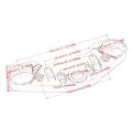 Handle Crown For Yamaha YZF R15 V3 or MT15 Motorcycle Accessories Top Triple Clamp Upper Fork Holder Panel Protection Link Plate Front Protector Golden Colour. 