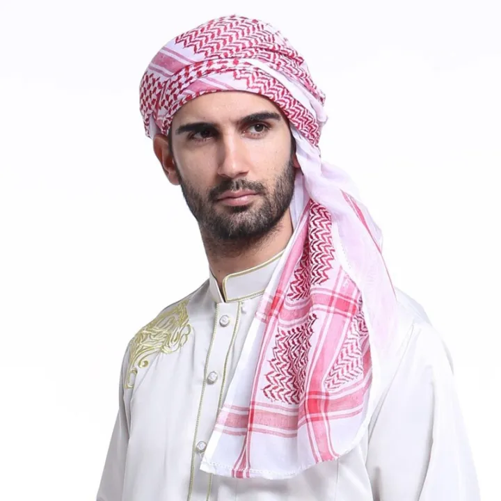Islamic%20Clothing%20Man%20Saudi%20Arabic%20Dubai%20Traditional%20Costumes%20Muslim%20Accessories%20Turban%20Praying%20Hat%20Plaid%20Headscarf%20140*140cm%20-%20Image%203