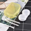 New 808 contact lens beautiful pupil box, simple and convenient to carry, dual care companion box. 