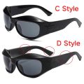 Cyber Y2K Sunglasses Women Punk Fashion Geometric Wraparound Sun Glasses Men Luxury Brand Designer Goggles Vintage Gothic Shades. 