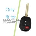 【Mary DAI Store】MICOCHE Soft Touch Feel 3 Button Silicone Key Case for Toyota Rav4 Prius Tacoma RV-4 Highlander. 