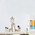 Vinyl Wall Decal Removable Giraffe Wall Sticker Baby Nursery - Animals - Two Cute Giraffes Wall Sticker Art Transfer Murals. 