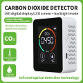 5X Temperature & Humidity Meter, Air Quality Monitor, CO2 Detector, 3-In-1 Digital Air Pollution Carbon Dioxide Detector.