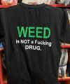 MEN'S COTTON T-SHIRT WEED ROLL. 