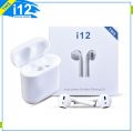 i12 TWS Bluetooth 5.0 Earbuds with Charging Case i12 Bluetooth Headset TWS Bluetooth 5.0 Noise Cancelling Touch Control Earphone With Charging Box - White TWS I12 Wireless Touch Control Bluetooth Earphones. 