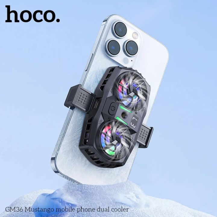 Hoco Radiator HOCO GM36 Dual cooler Mobile Phone Cooler Back-Clip dual cooler Cooling ...