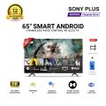 Sony Plus 65 inch Frameless Voice Control QLED TV Wi-Fi UHD 8K Supported Android Television. 
