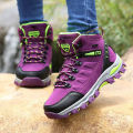2023 Women Boots Waterproof Winter Shoes Hiking Shoes Women High gang Shoes Non-slip Sneakers Shoes For Adult Work Shoes Mujer. 