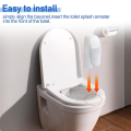 Portable Splash Guard for Toilets, Ideal for Disability Assistance and Urine Directing. 