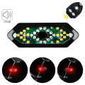 Wireless Bicycle Tail Indicator Light Turn Signals Remote Control With Signal Horn Usb Rechargeable Light - Cycle Accessories - Cycle Accessories - Cycle Accessories. 
