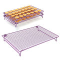 Cooling Net, Good Stability Durable Rust Resistant Baking Rack Non Stick Coating Iron for Dessert Shop. 