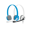 Logitech H150 Wired Headset, Stereo Headphones with Rotating Noise-Cancelling Microphone, Dual 3.5 mm Audio Jack, In-Line Controls, PC/Mac/Laptop. 