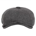 Men beret vintage Herringbone Gatsby Tweed hat Newsboy Beret Hat spring Flat Peaked Beret Hats.