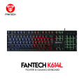 Fantech K614L Fighter III RGB Membrane Gaming Keyboards 26 Keys & Anti-ghosting 104 Keys For Gaming Game.