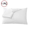 【Popular】 Waterproof Pillow Protector with Zipper Bed Bug Proof Pillowcase Protects Against Dust Mite Stains Allergens Pillow Cover 1pc 50*80cm.